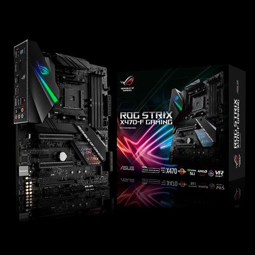 Motherboard ASUS ROG STRIX X470-F Gaming Socket AM4 (ROG STRIX X470-F GAMING) 518EL